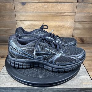 Brooks Womens Size 9B Adrenaline GTS 14 Black Running Lace Up Sneaker Shoes